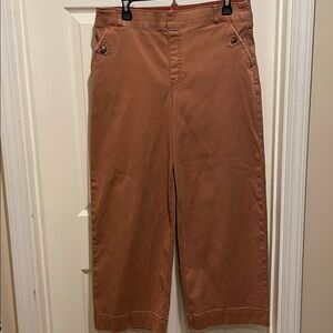 Spanx Twill Cropped Wide Leg pants